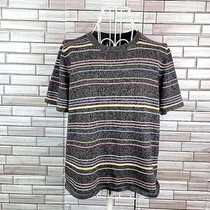 Sag Harbor striped knit top Size S